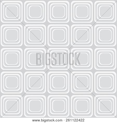 Vector Seamless Texture With Rounded Squares Looking Like Old Tv