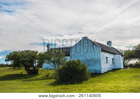 Cute Cape Dutch Architectural Home In Rural South Africa.
