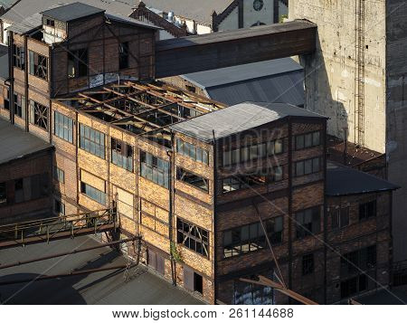Ostrava, Czech Republic - August 21, 2018: Buildings Of Coke Oven In Lower Vitkovice, A National Sit