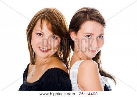paar Frau Portrait schönheit weiß