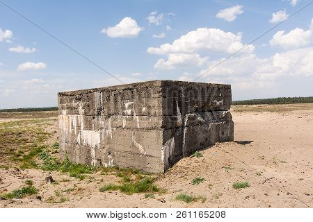 Bunker From Ii World War At The Bledowska Desert (poland)