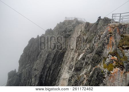 Lomnicky Stit, Slovakia - Septebmber 23: Top Of The Peak Lomnicky Stit In High Tatras Mountains On S