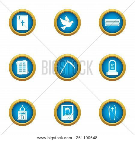 Soulless Icons Set. Flat Set Of 9 Soulless Vector Icons For Web Isolated On White Background