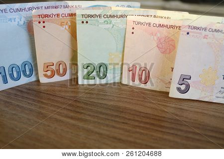 Turkish Money. Turkish Lira Try Or Tl.