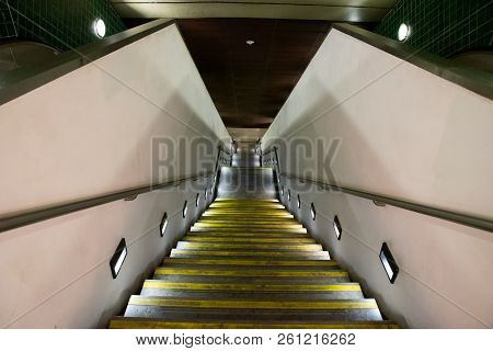 Lisbon Portugal. 01 October 2018. Rato Metro Station In Lisbon.lisbon, Portugal.