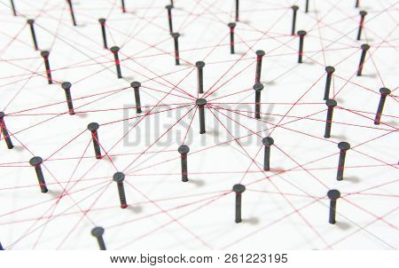 Linking Entities, Social Media, Communications Network, The Connection Between The Two Networks. Net