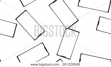 Texture, Seamless Pattern Of Modern Trendy Beautiful Glossy Expensive Smart Realistic Isometric Surr