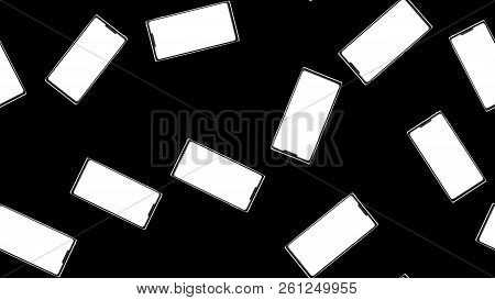 Texture, Seamless Pattern Of Modern Trendy Beautiful Glossy Expensive Smart Realistic Isometric Surr