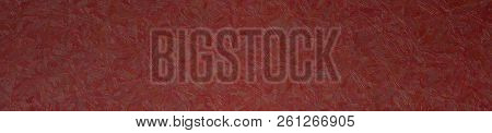 Abstract Illustration Of Acajou Impasto With Small Brush Strokes Banner Background, Digitally Genera