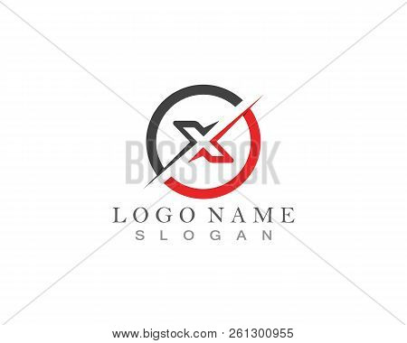 X Letter Logo Template