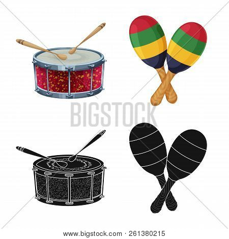 Vector Design Of Music And Tune Sign. Set Of Music And Tool Vector Icon For Stock.