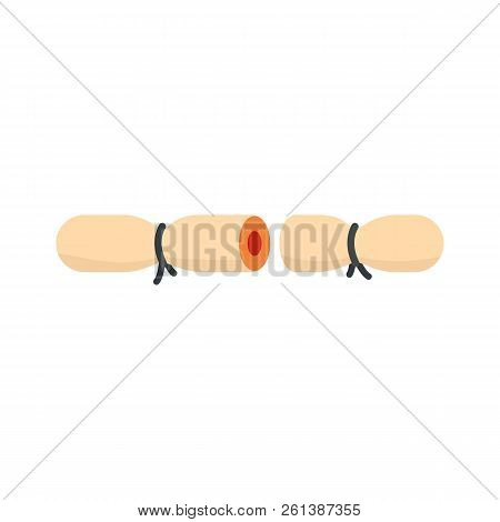 Strip Contraceptive Icon. Flat Illustration Of Strip Contraceptive Icon For Web Design