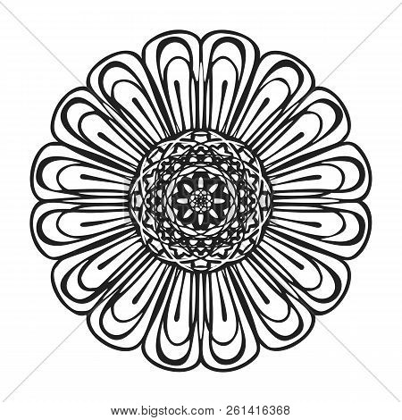 Chamomile Icon. Simple Illustration Of Chamomile Icon For Web Design Isolated On White Background