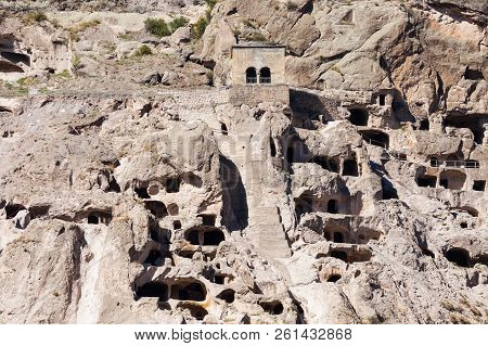 Vardzia Is A Cave Monastery Site Located Near Aspindza, Georgia