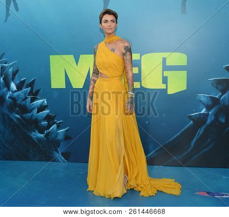 LOS ANGELES - AUG 06:  Ruby Rose arrives to the 