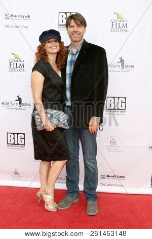 AVALON - SEP 28:  Jessica Lancaster, Owen Dara at the Catalina Film Festival - Friday Red Carpet at the Casino on September 28, 2018 in Avalon, CA