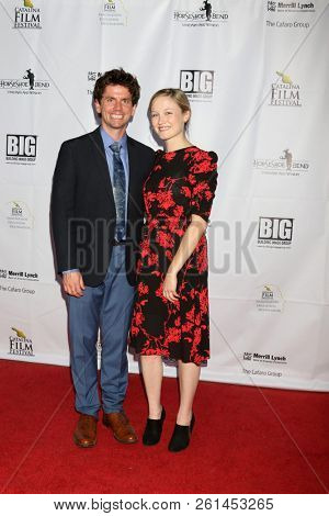 AVALON - SEP 28:  David McCracken, Jeanine Cameron at the Catalina Film Festival - Friday Red Carpet at the Casino on September 28, 2018 in Avalon, CA