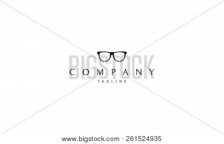 The Logo Shows An Abstract Image Of The Invisibility In The Form Of Glasses.
