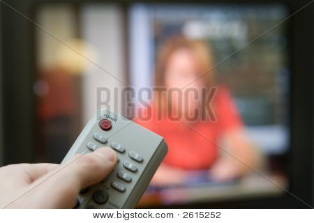Fjärrkontroll med Tv