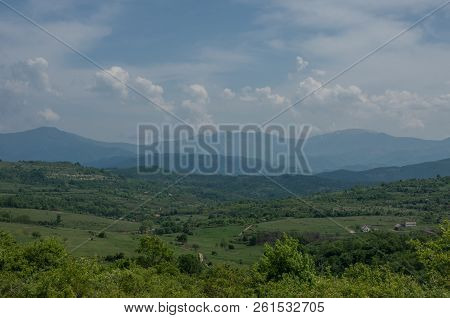 Landscape With  Stara Planina Mountain Massif In The South-eastern Serbia.