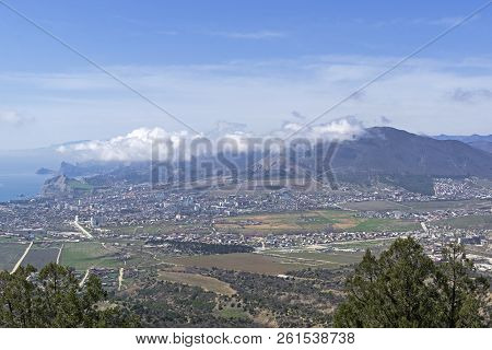 View From The Slope Of Mount Ai-george (the Western Extremity Of The Tokluk-syrt Range) To The Sudak