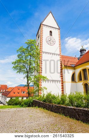 Fussen Abbey Or St. Mang Abbey Kloster Sankt Mang Is A Former Benedictine Monastery In Fussen Town I