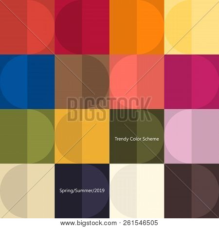 Trendy Color Poster By Plain Color Patchesspring And Summer 2019