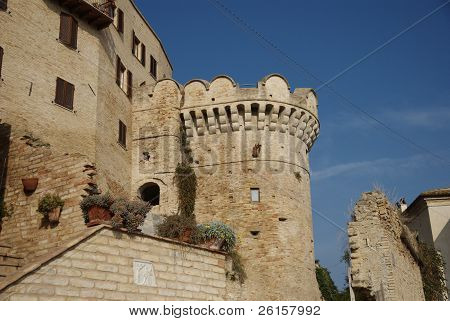 old village of Grottammare, marche region, Italy