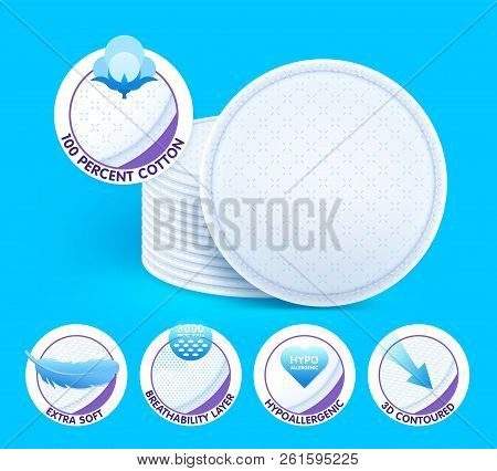 Layered Extra Soft Cosmetic Cotton Pads While Offering Excellent Non-irritating Skin Care, Protectio