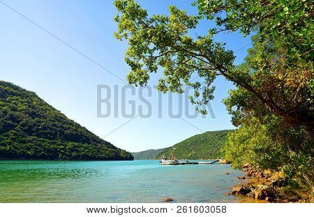 Limski Fjord In Istria. Adriatic Sea, Croatia.