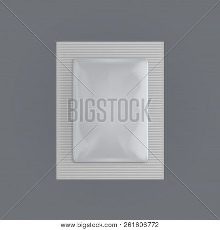 Slim White Shiny Foil Package For Branding