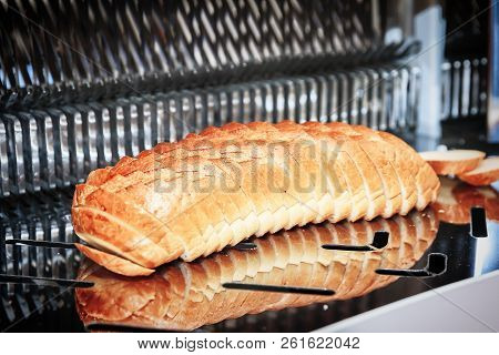 Automatic Bread Slicer With Big Sliced Loaf