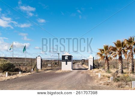 Victoria West, South Africa, August 7, 2018: Landscape On Road R63 Between Victoria West And Loxton 
