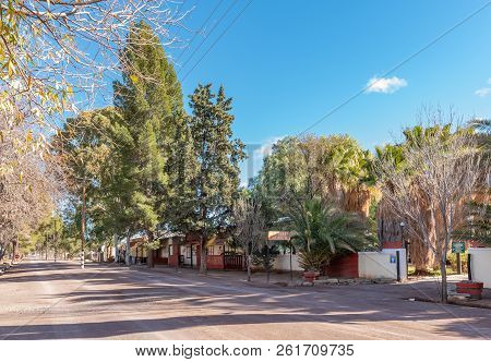 Loxton, South Africa, August 7, 2018: A Street Scene In Loxton In The Northern Cape Province. The Ol