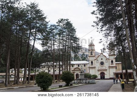 Convent Of Santa Rosa De Ocopa Entrance In Concepcion, Peru. Architecture.