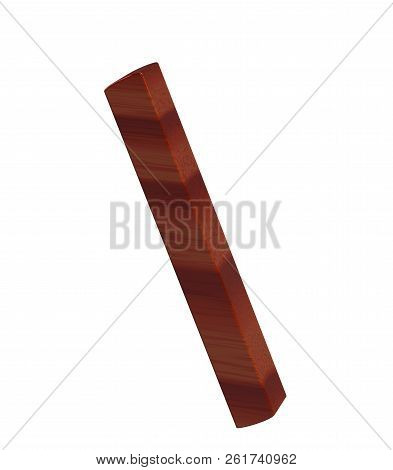 3d Rendering Font Polished Rosewood Germania Special Character Alt92