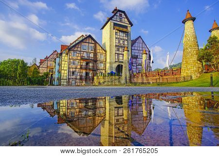Beautiful View Of Public Building Colmar, Bukit Tinggi, Malaysia.