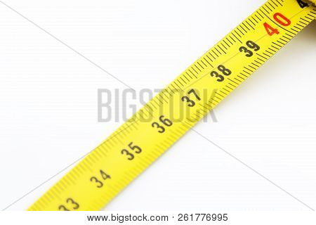 Blur Yellow Tape Measure