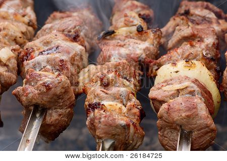 pieczenia snish kebab na szaszłyki