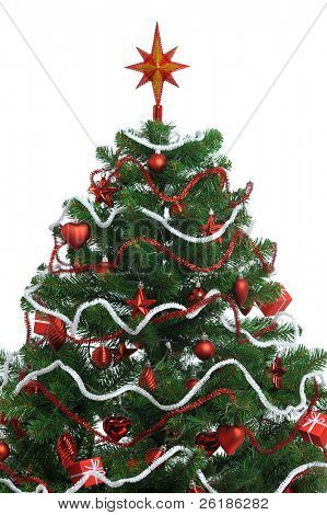 árbol de Navidad decorado