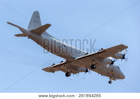 Avalon, Australia - February 23, 2013: Royal Australian Air Force (raaf) Lockheed Ap-3c Orion Mariti