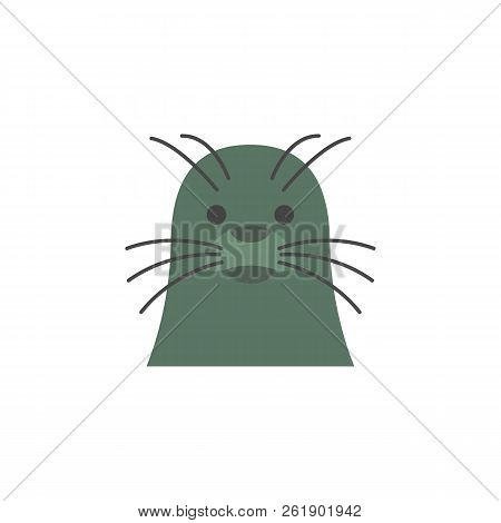 Seal Color Icon. Elements Of Winter Wonderland Multi Colored Icons. Premium Quality Graphic Design I