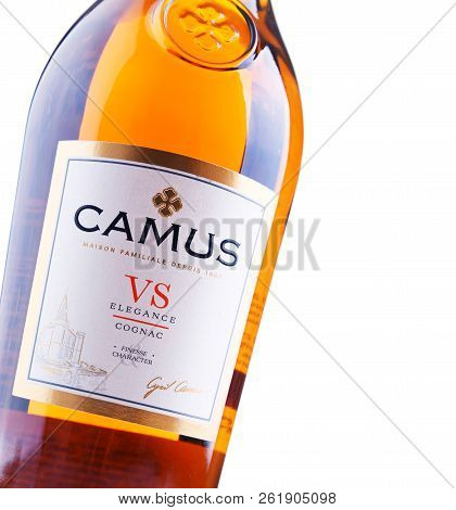 Bottle Of Camus, A Brand Cognac From Cognac, France