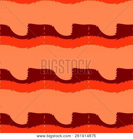 Seamless Pattern Background Of Multicolored Lines With Scribbler.