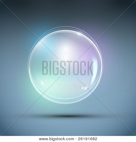Vector realista burbuja. Resumen Antecedentes
