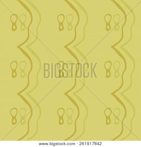Seamless Pattern Background Of Multicolored Lines With Scribbler.