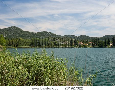 Beautiful Bacina Lakes - Favourite Summer Holiday Destination In Dalmatia, Croatia