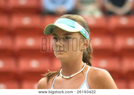 Alicia Molik, førende australsk tennisspiller på Qatar Open, 2005