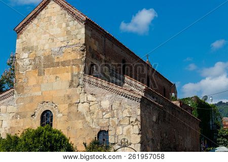 Anchiskhati Basilica Of St Mary Is The Oldest Surviving Church In Tbilisi, Georgia