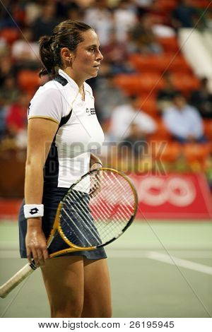 Roberta Vinci spielen bei den Qatar Open in Doha, 2006.